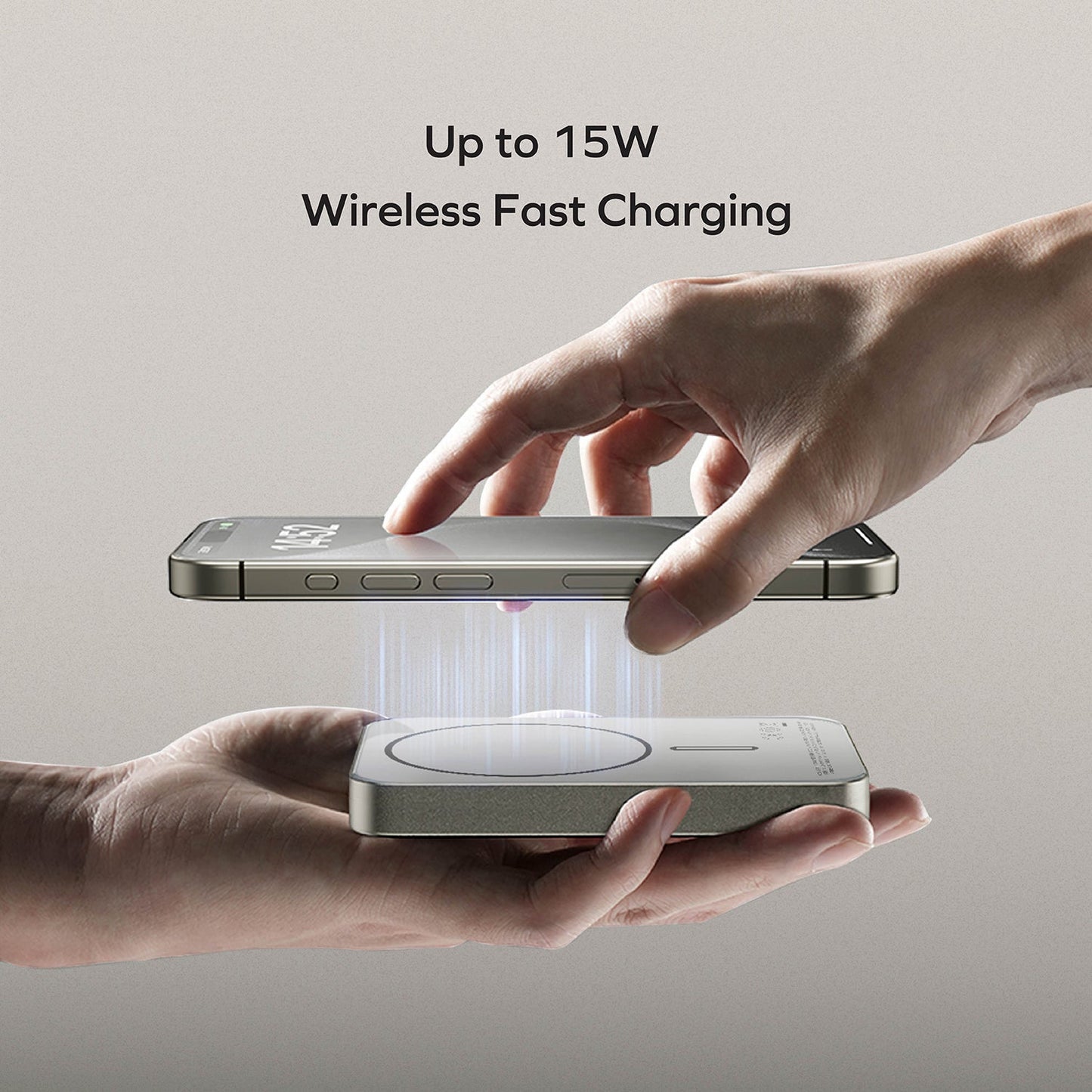 QMag Qi2 Magnetic Wireless Power Bank 10,000mAH IOS/Android
