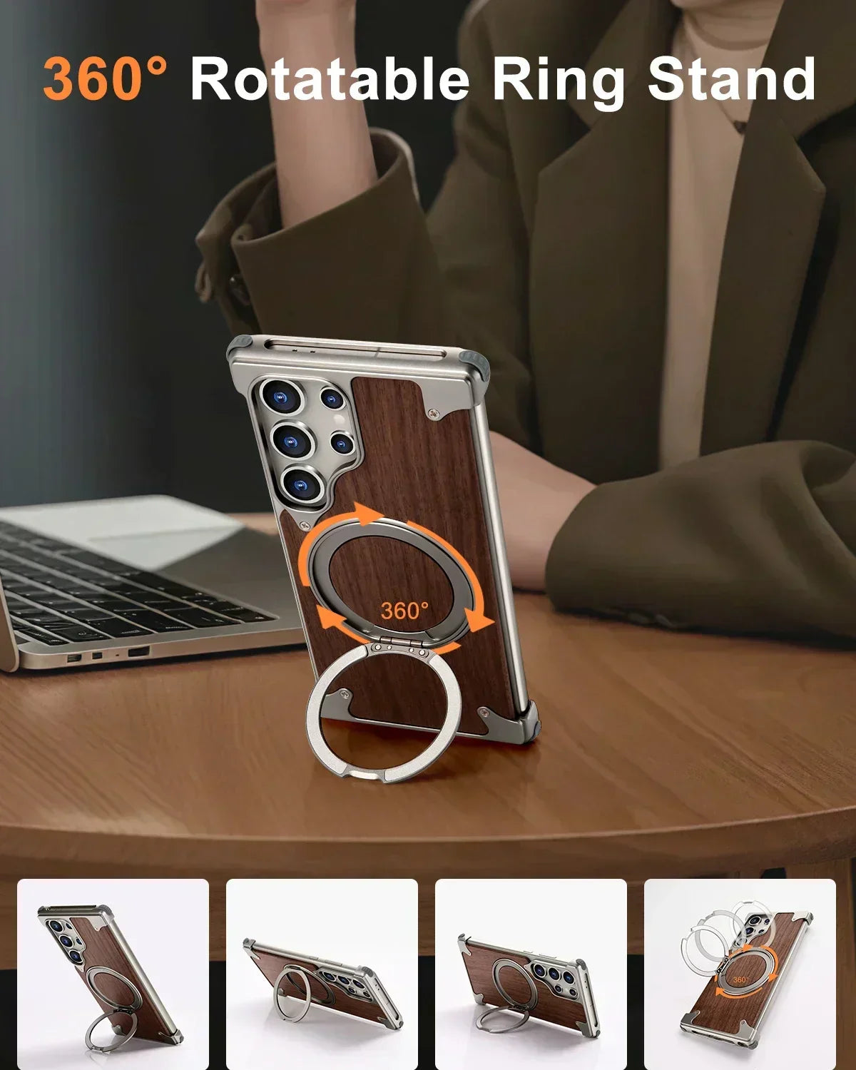 WoodGuard MagSafe Galaxy Case for Samsung