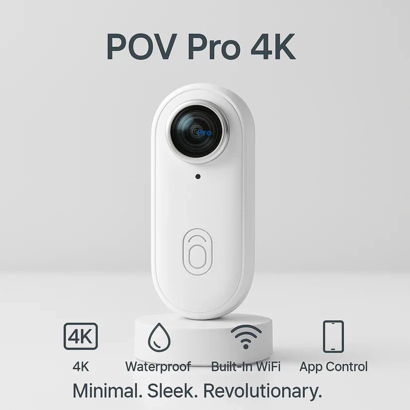 SnapCam™ - 4K Mini Sports Action Cam with WiFi Control