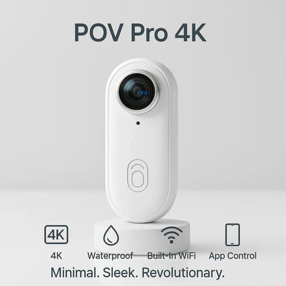 SnapCam™ - 4K Mini Sports Action Cam with WiFi Control