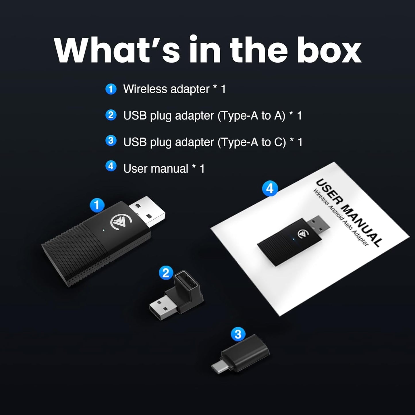 Ottcast™ Wireless Carplay/Android Auto 2-in-1 Adapter