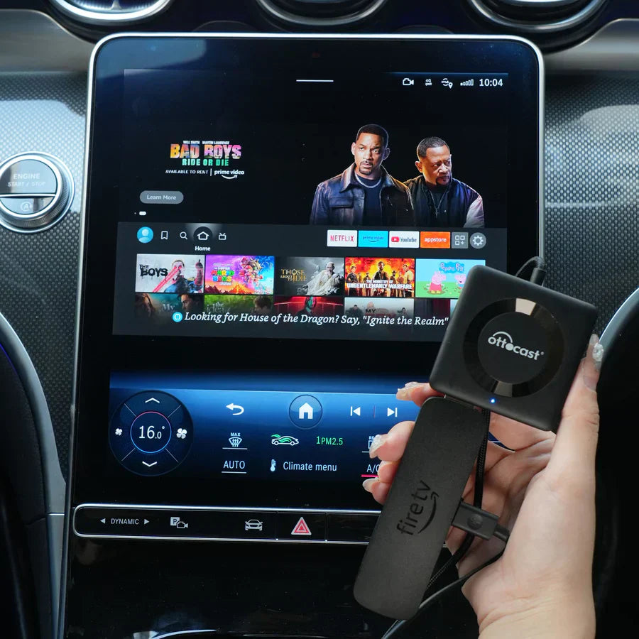 Ottocast Tbox UHD – Wireless Android Auto & CarPlay AI Box with 4K Output