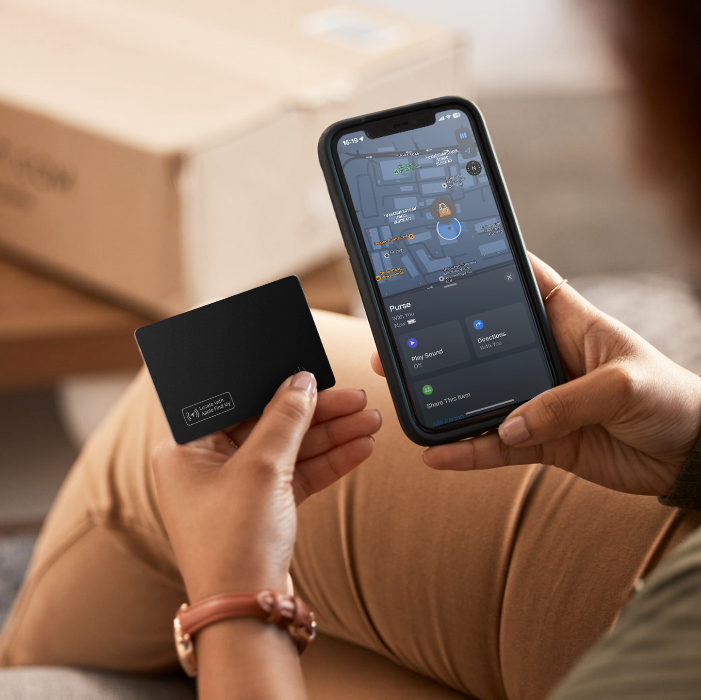 TrackMate | Smart Card Tracker Finder with GPS