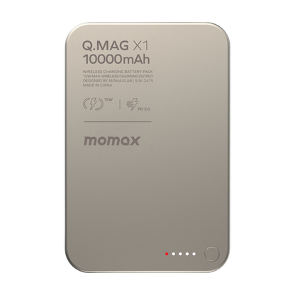 QMag Qi2 Magnetic Wireless Power Bank 10,000mAH IOS/Android