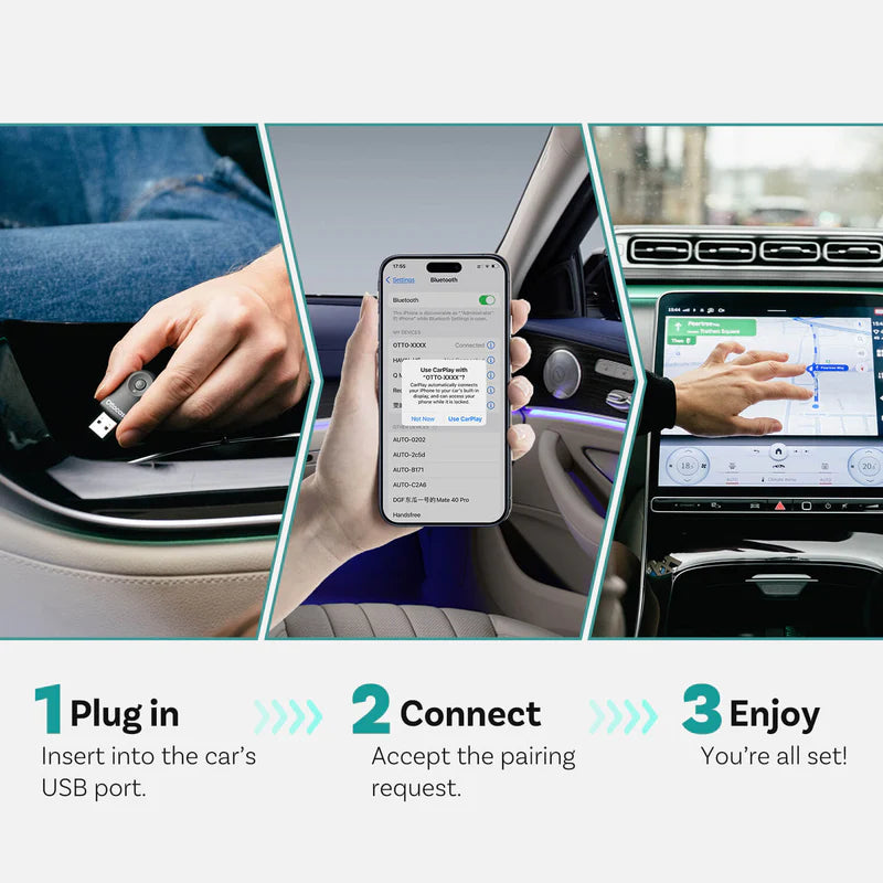 Ottcast™ Wireless Carplay/Android Auto 2-in-1 Adapter