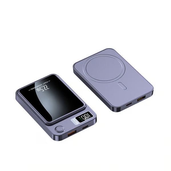 Powertech Qi2 Magnetic Wireless Power Bank with LED Display | IOS/Android