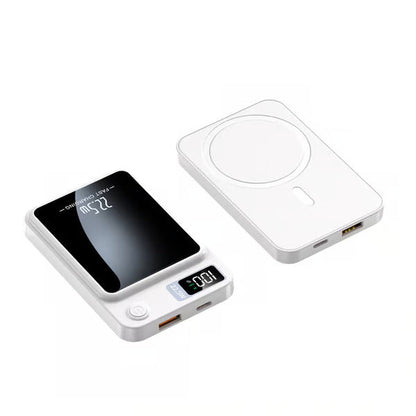 Powertech Qi2 Magnetic Wireless Power Bank with LED Display | IOS/Android