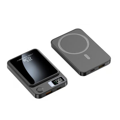Powertech Qi2 Magnetic Wireless Power Bank with LED Display | IOS/Android