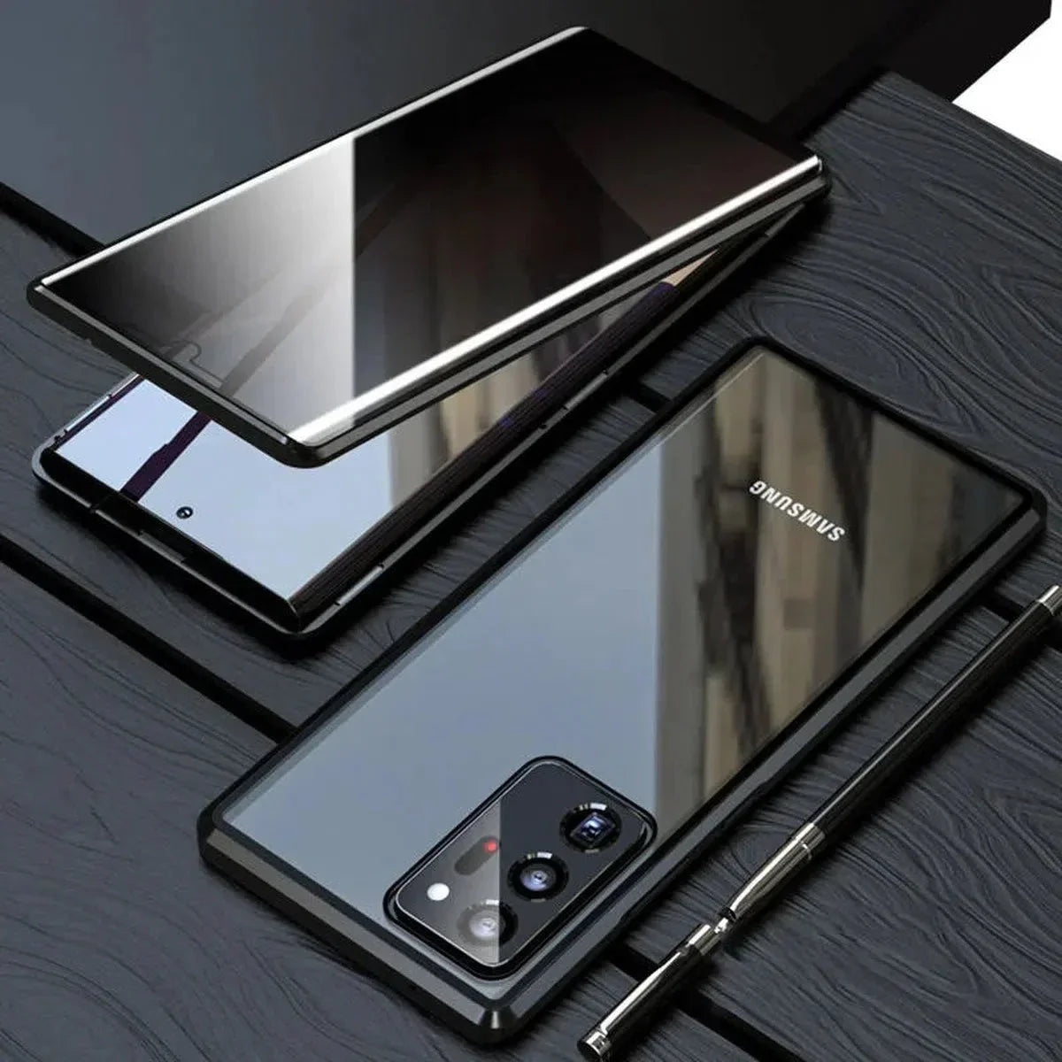 Privacy Shield Dual Magnetic Glass Case - Samsung