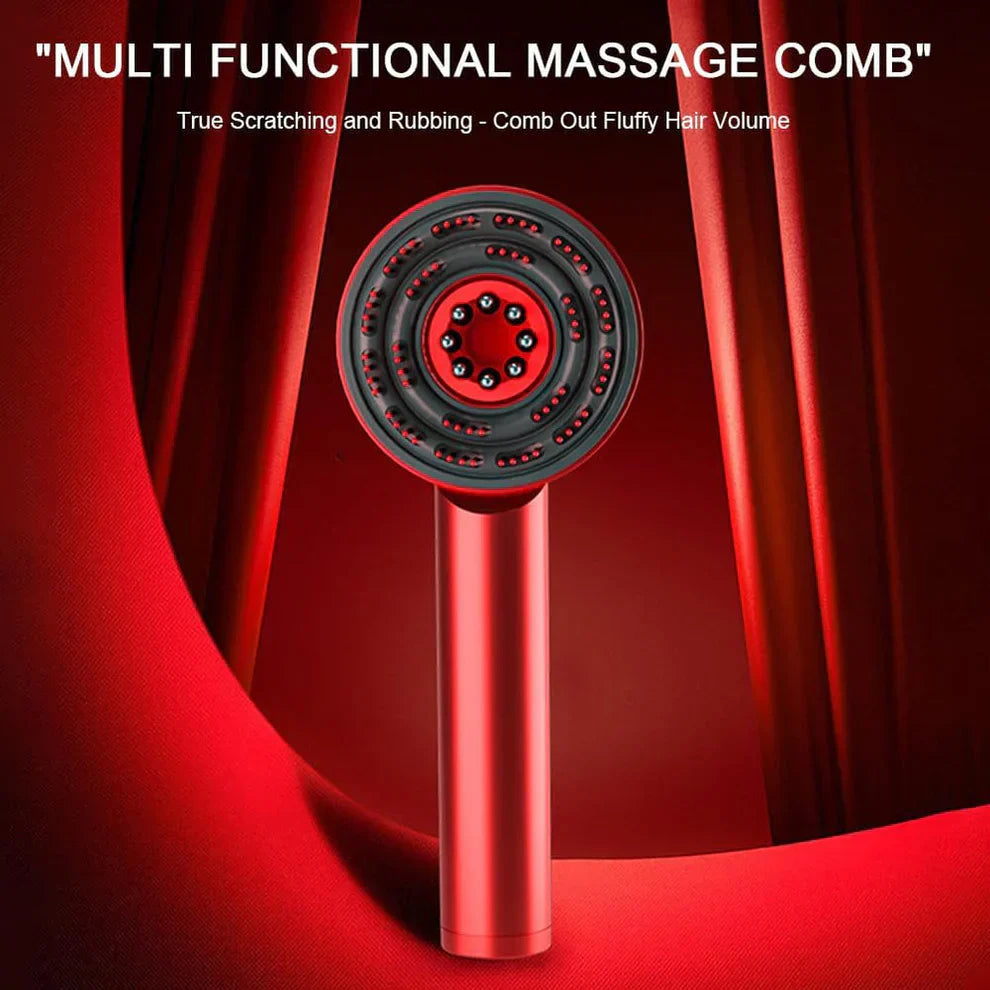 ReviveScalp™ Therapy Comb | 3-in-1 Red Light Hair Oil Infusion Massager
