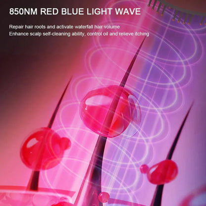 ReviveScalp™ Therapy Comb | 3-in-1 Red Light Hair Oil Infusion Massager